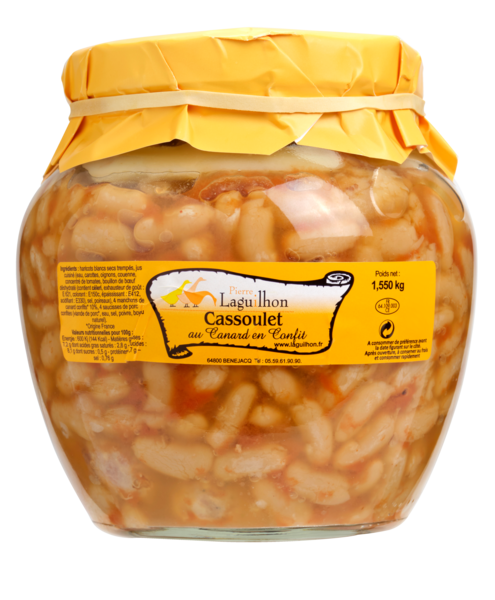 CASSOULET AU CANARD EN CONFIT 
