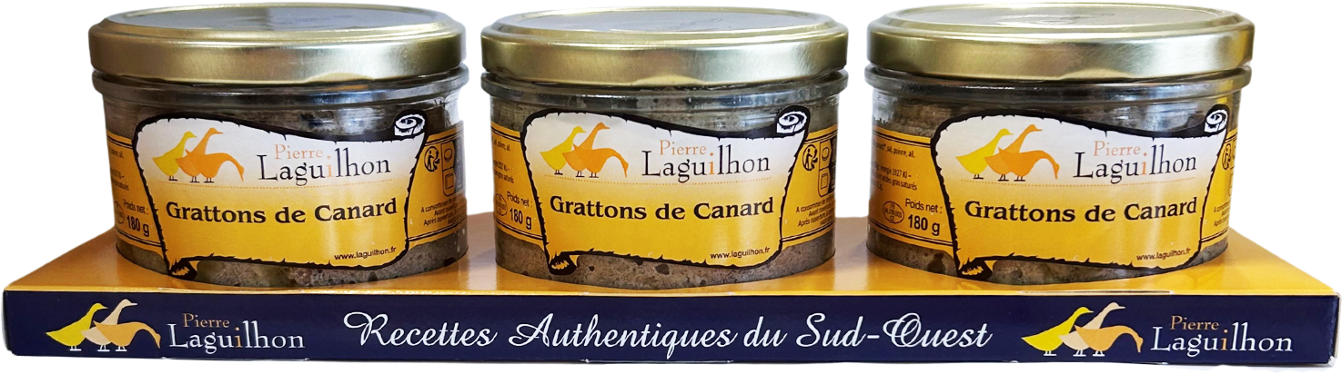 VERRINES GRATTONS DE CANARD
