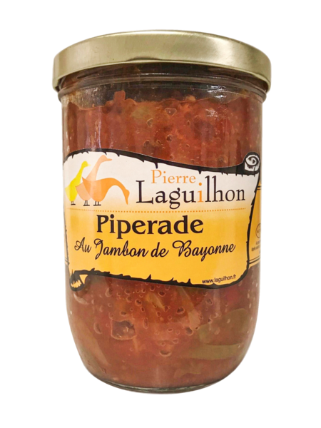 PIPERADE AU JAMBON DE BAYONNE 

