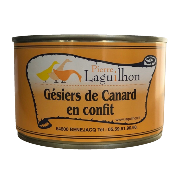 PIERRE LAGUILHON GÉSIERS DE CANARD EN CONFIT 
 code EAN 3272931010619 