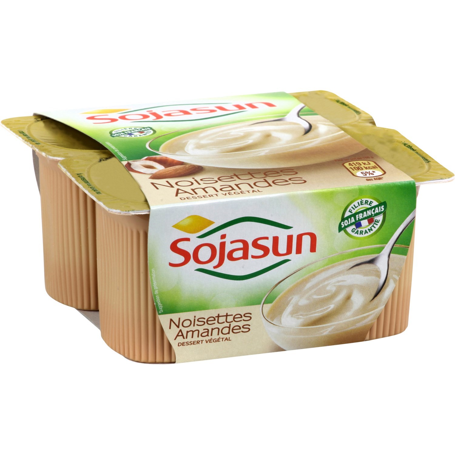SOJASUN (TRIBALLAT H Spécialité au soja noisettes amandes SOJASUN code EAN 3273220085301 