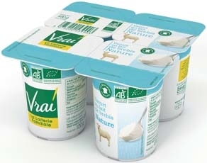  YAOURT AU LAIT DE BREBIS NATURE BIO “VRAI”** code EAN 3273220539903 