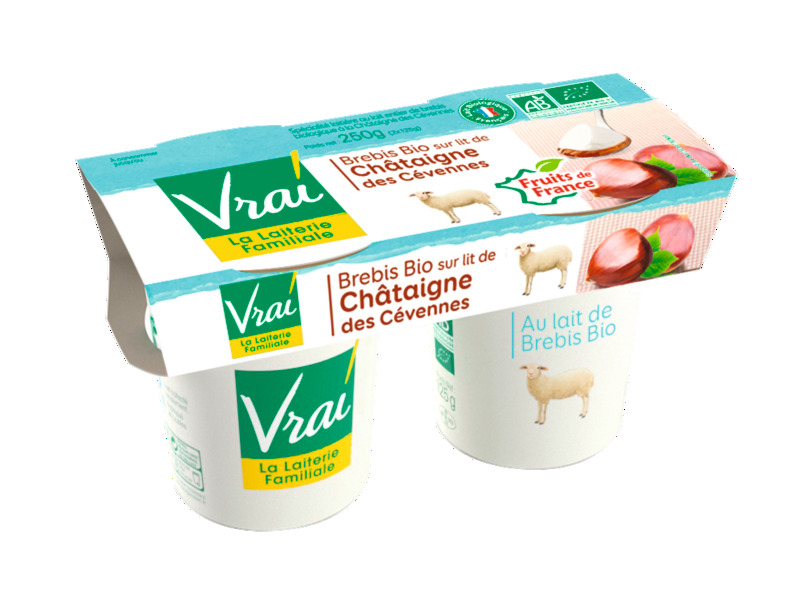 SPÉCIALITÉ AU LAIT DE BREBIS BIO CHÂTAIGNE Vrai