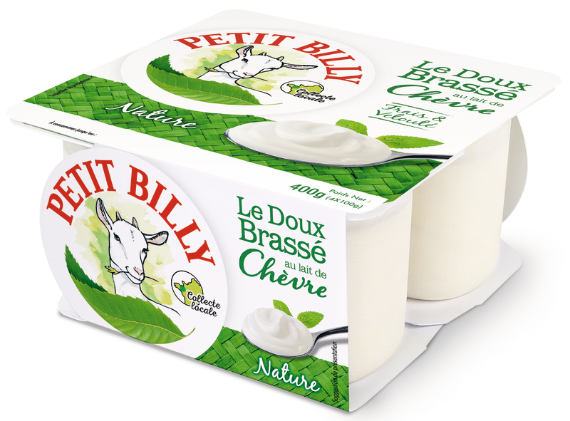 YAOURT BRASSE DE CHEVRE   NATURE PETIT BILLY