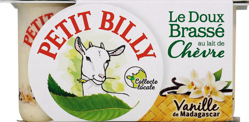 PETIT BILLY YAOURT BRASSÉ DE CHÈVRE VANILLE PETIT BILLY code EAN 3273220630778 