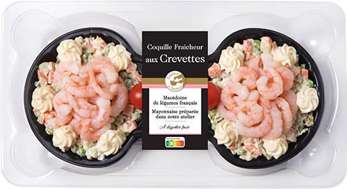CRÉATEUR DE SAVEURS 2 COQUILLES FRAÎCHEUR Macédoine de légumes code EAN 3273230242282 