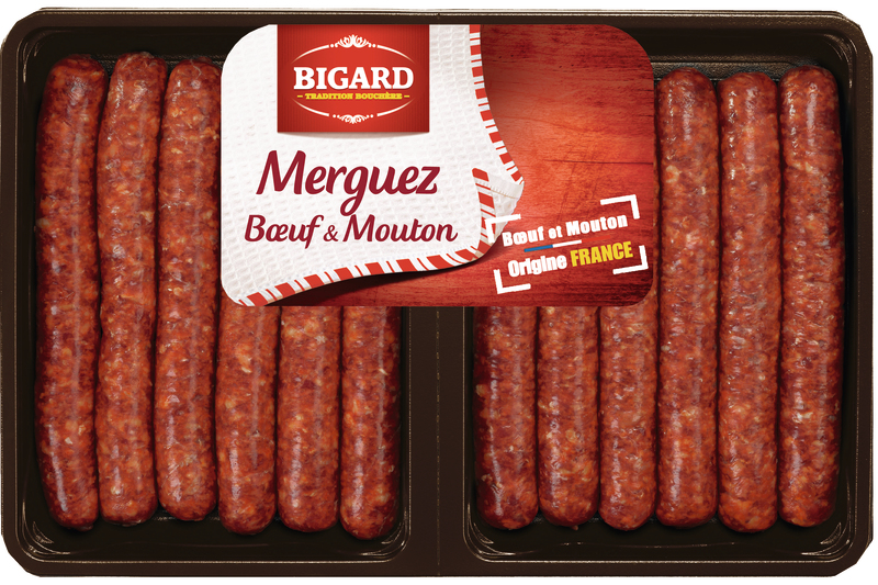 12 MERGUEZ AU BOEUF ET MOUTON Bigard