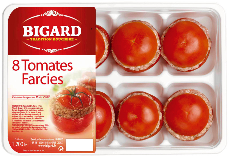 8 TOMATES FARCIES Bigard