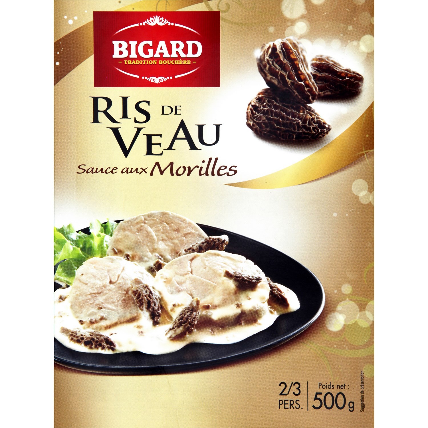 Ris de veau sauce morilles 3273230291976 BIGARD Ris de veau sauce morilles 3273230291976 BIGARD