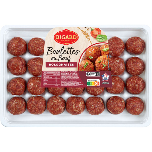 Boulettes De Bœuf Bigard code EAN 3273230390433 