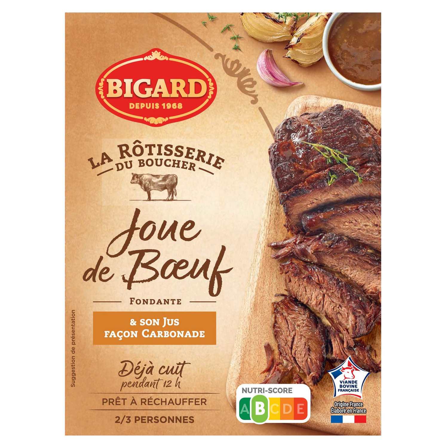 joue de bœuf et son jus carbonade BIGARD