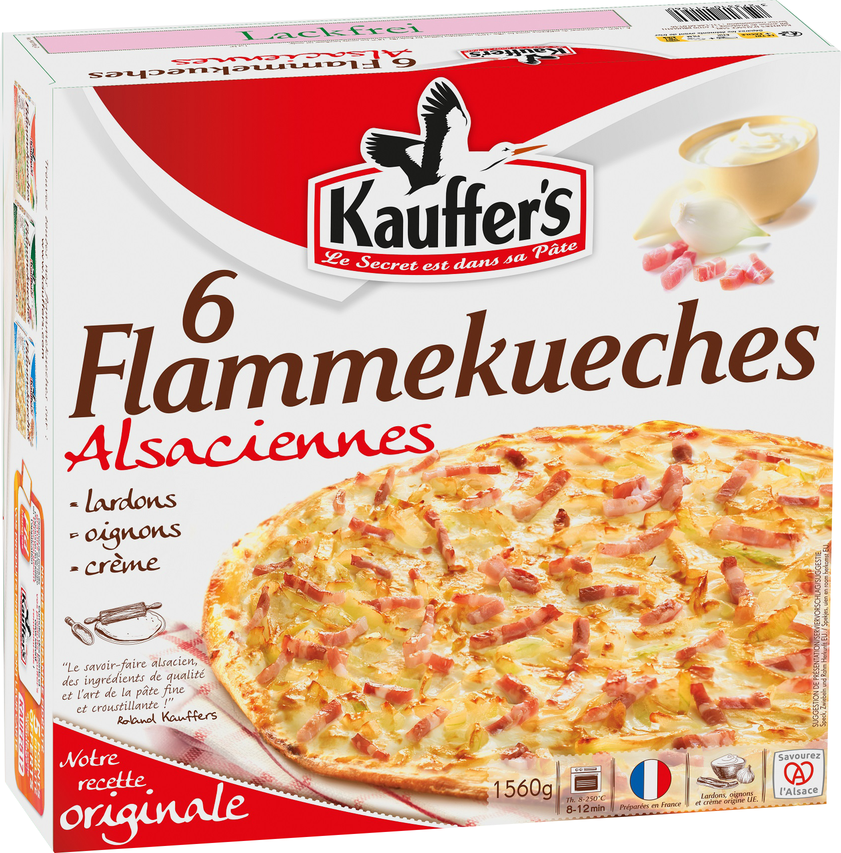 FLAMMEKUECHES ALSACIENNES SURGELÉES