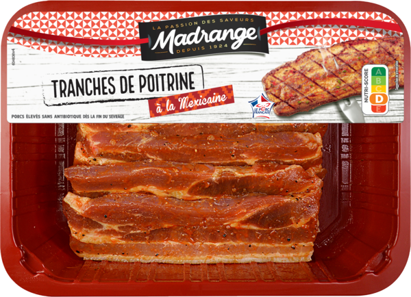  5 Tranches De Poitrine Madrange code EAN 3273625827698 