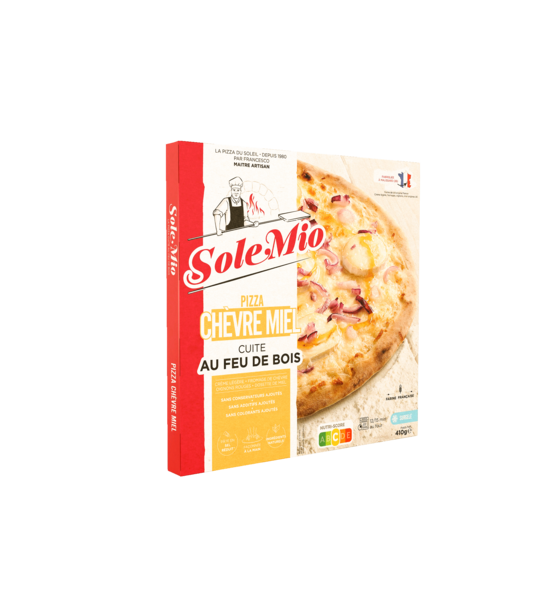 SOLE MIO PIZZA SURGELÉE CHÈVRE MIEL
SOLE MIO code EAN 3273640002247 