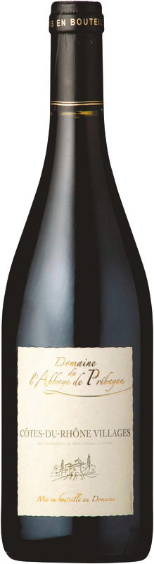 Domaine de l'Abbaye de Prebayon AOP CÔTES DU RHÔNE VILLAGES ROUGE 2017 Domaine de l'Abbaye de Prebayon code EAN 3274034402308 