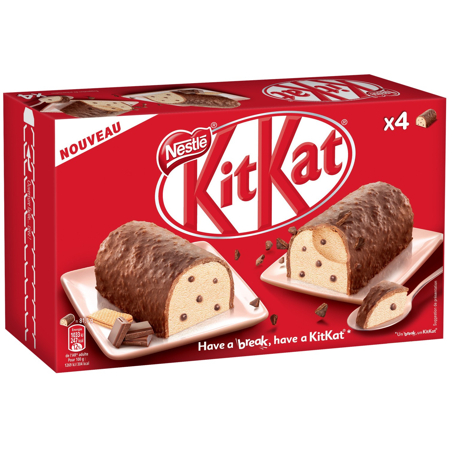 Buchette glacée  KIT KAT