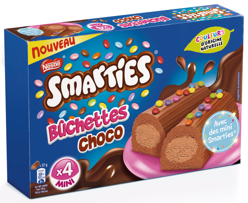 BUCHETTE SMARTIES CHOCOLAT NESTLE