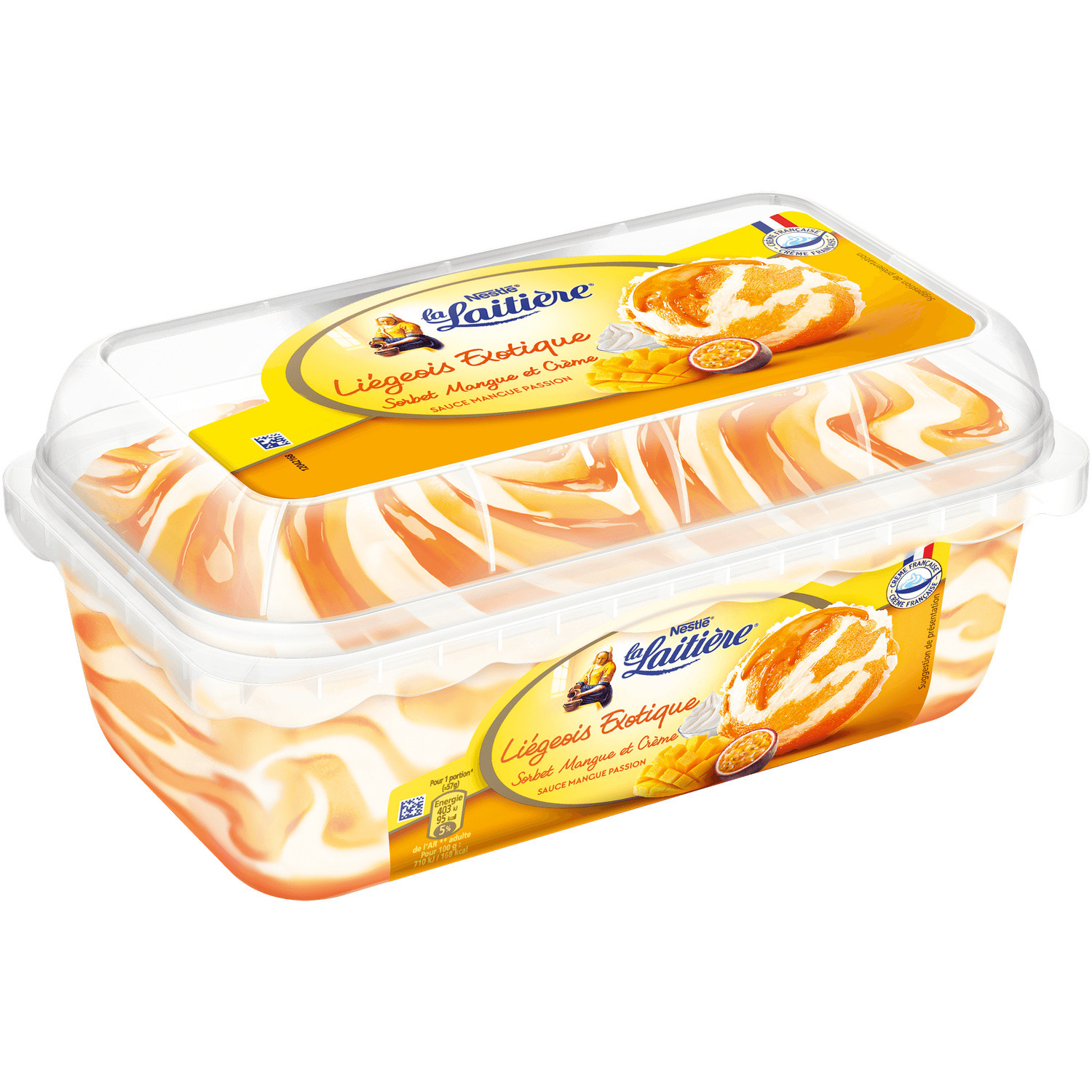 Sorbet liégeois exotique LA LAITIERE