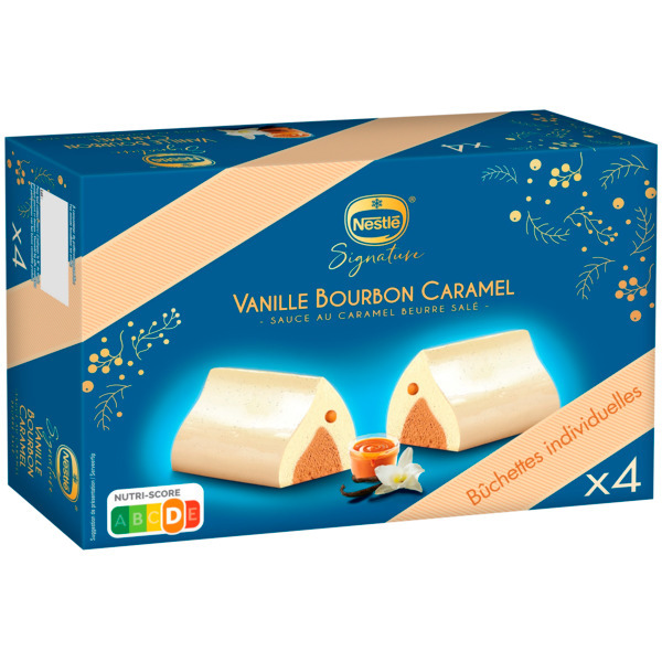  Bûchette Glacée Vanille Bourbon Caramel Nestlé Signature code EAN 3274664221331 