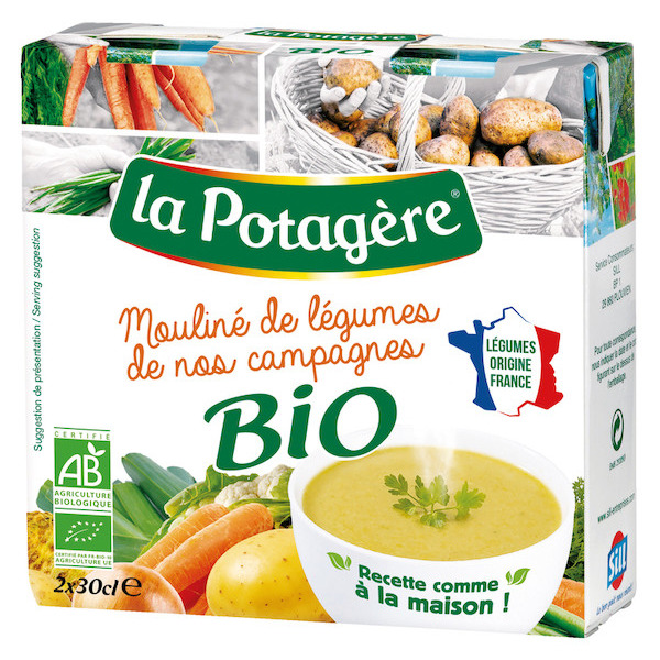 la-potagere-bio SOUPE BIO** LA POTAGÈRE code EAN 3274930000394 