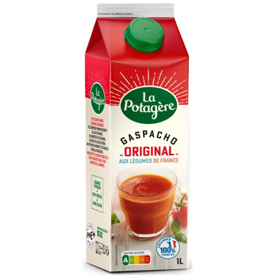  Gaspacho tomates & légumes La Potagère code EAN 3274935300130 