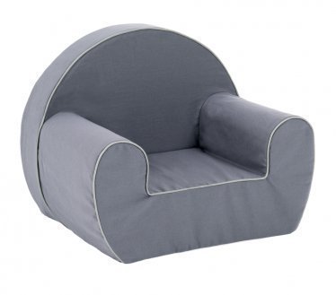 Fauteuil club gris