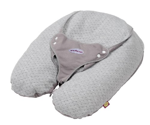 Multirelax coussin d'allaitement en jersey gris...