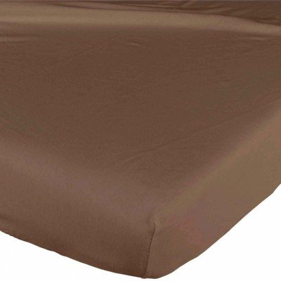 Drap housse en coton 70 x 140 cm chocolat 3275056942032 Candide Drap housse en coton 70 x 140 cm chocolat 3275056942032 Candide