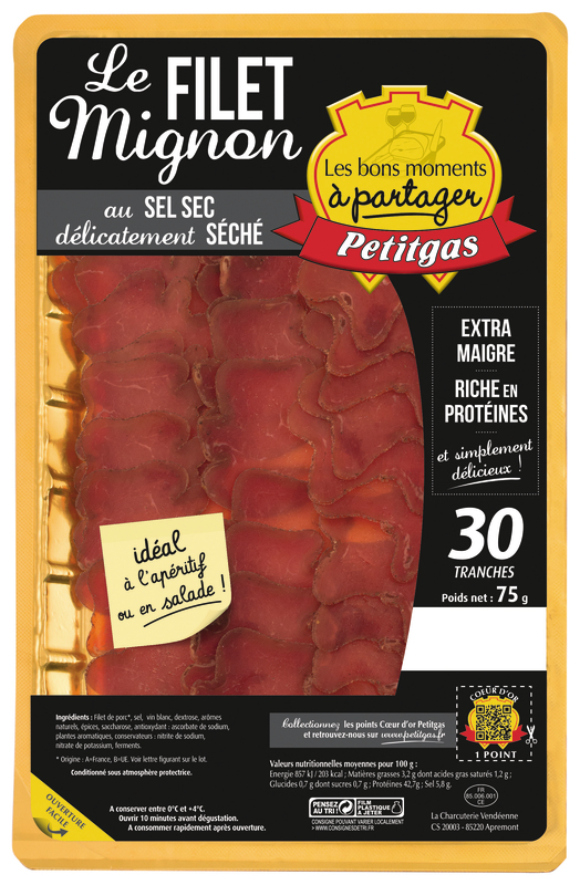 LE FILET MIGNON AU SEL SEC DÉLICATEMENT SÉCHÉ P...