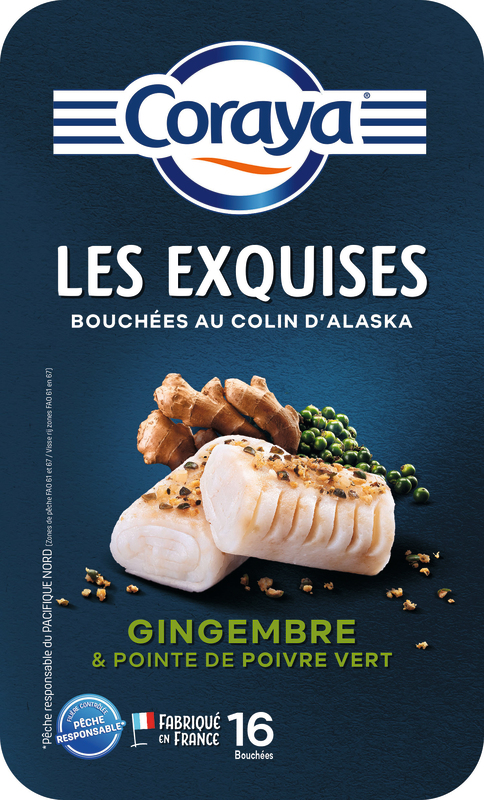 LES EXQUISES BOUCHÉES AU COLIN D'ALASKA  GINGEM...