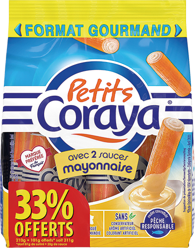 PETITS CORAYA PETITS CORAYA X21 AVEC SAUCE MAYONNAISE code EAN 3276170017729 