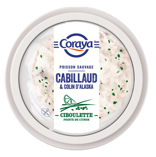 TARTINABLE CABILLAUD coraya