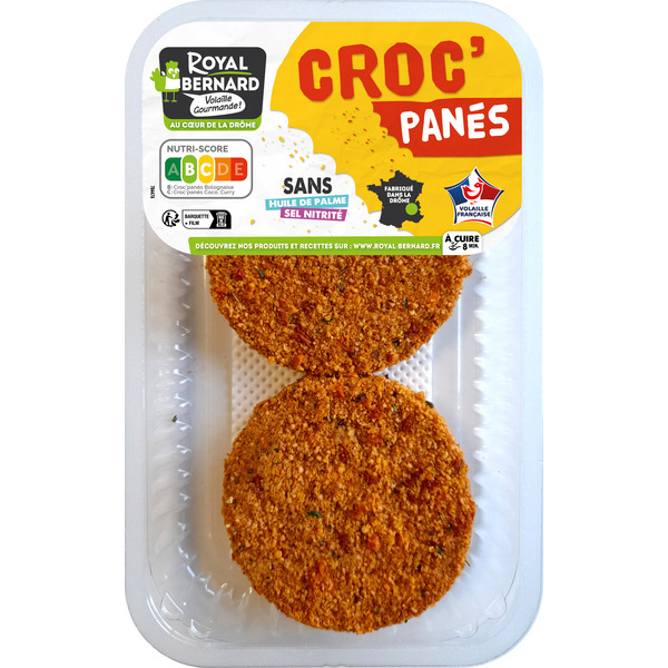2 CROC PANÉS BOLOGNAISE
ROYAL BERNARD