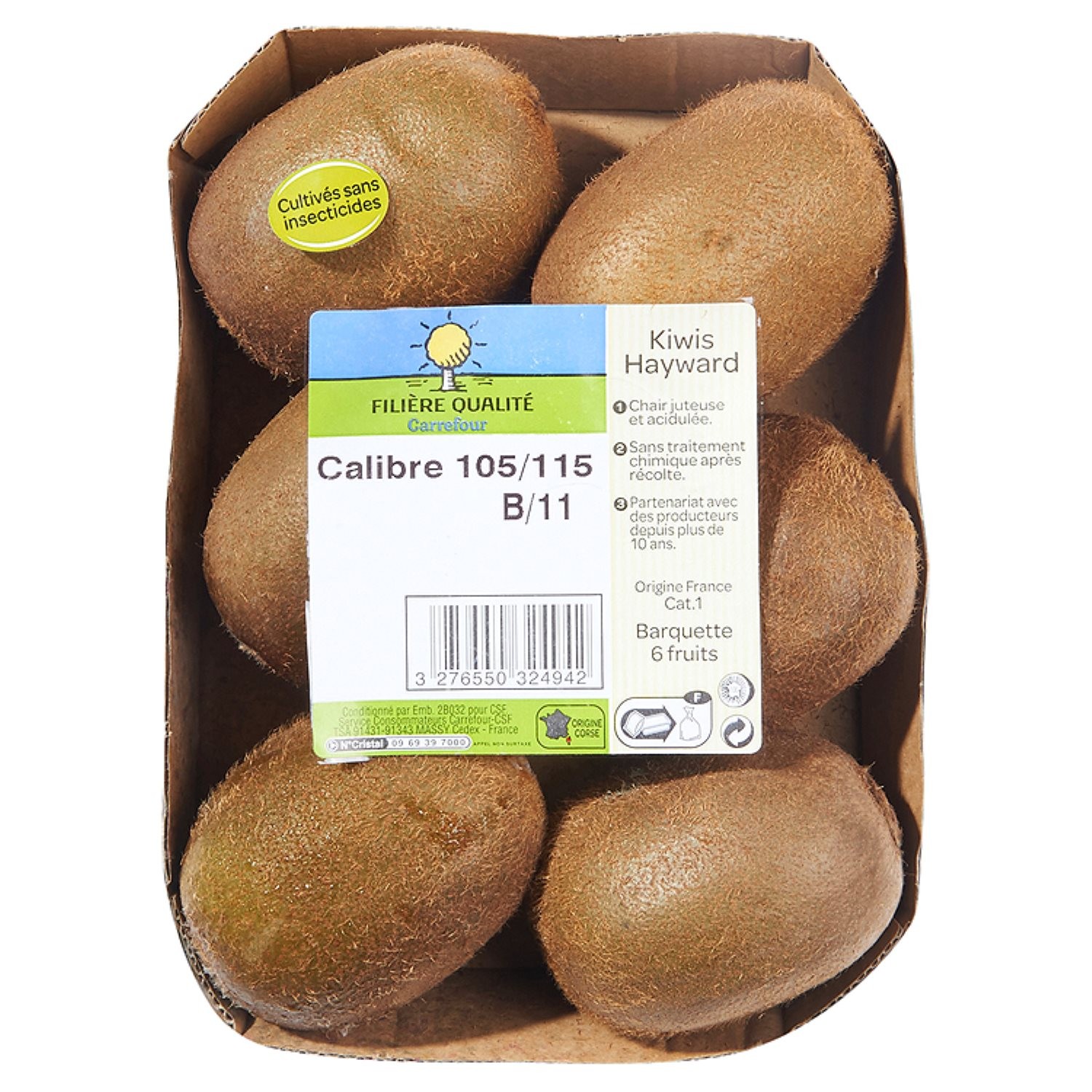 Kiwis Hayward FILIERE QUALITE CARREFOUR