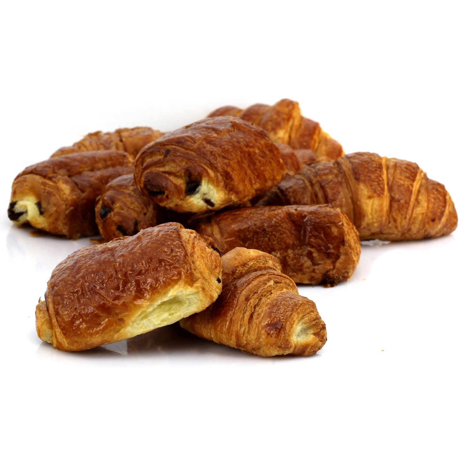 Pains chocolat + croissants  
