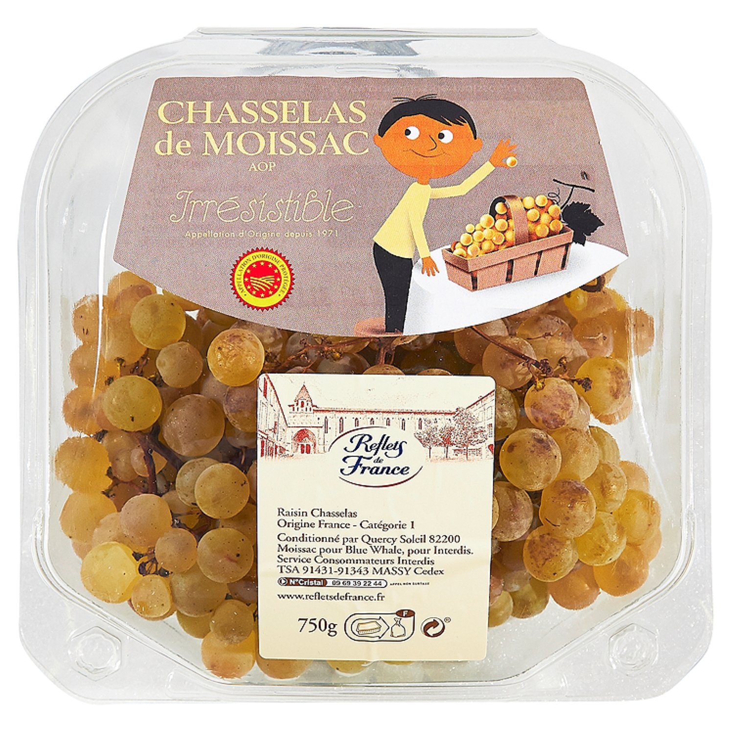 Raisin chasselas REFLETS DE FRANCE
