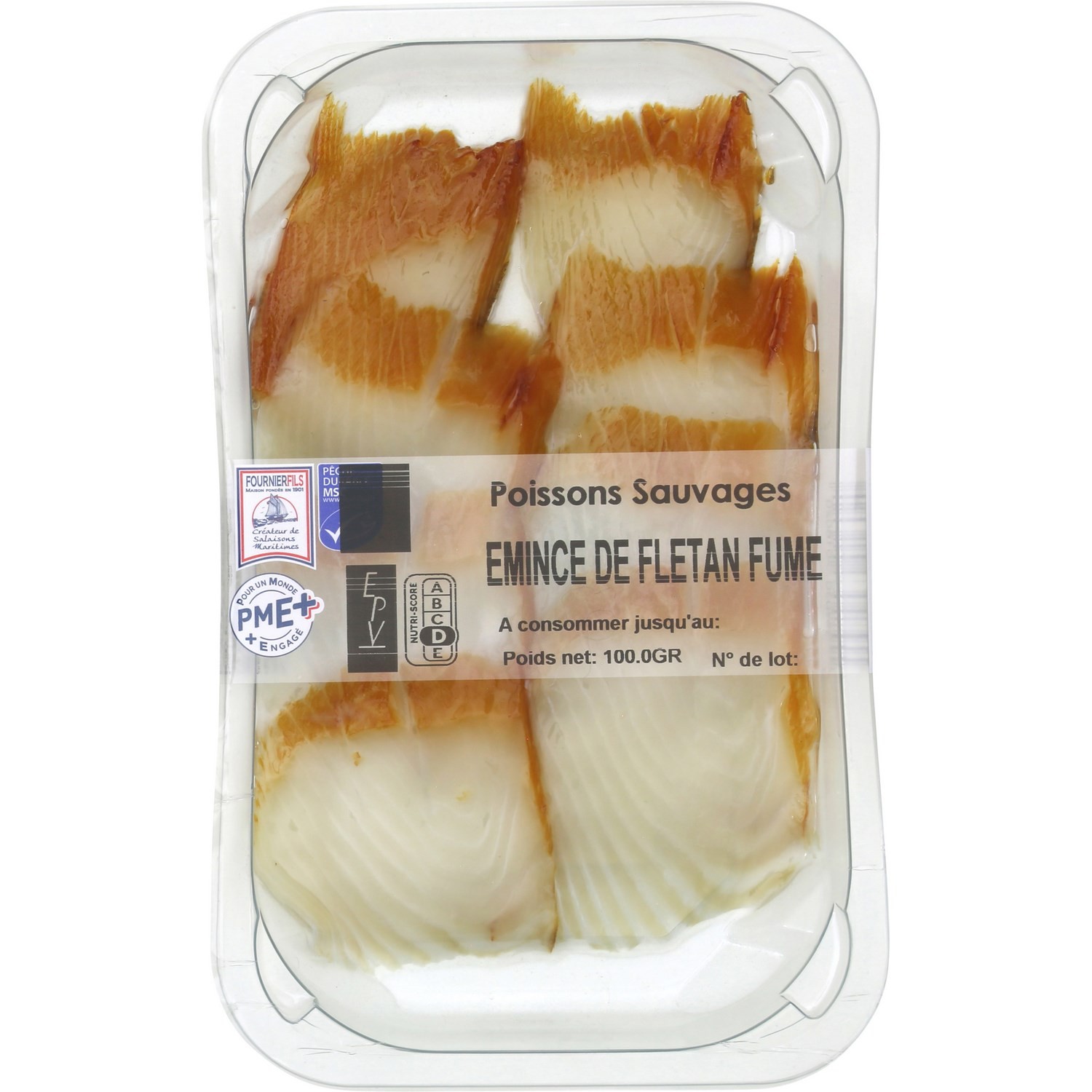 Emincé de flétan fumé FOURNIER ET FILS 3276557679663 (3276557679663)