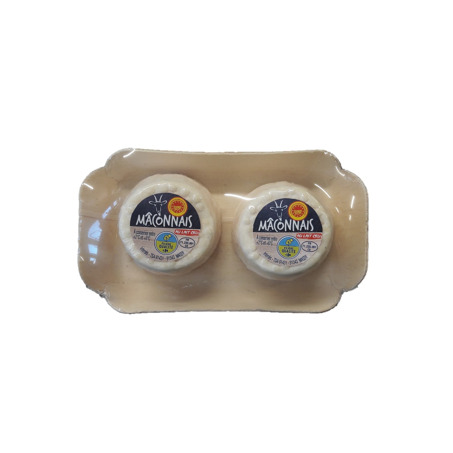 Fromage mâconnais AOP FILIERE QUALITE CARREFOUR