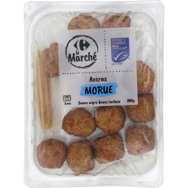 Accras de morue avec sauce aigre douce 3276558377575 