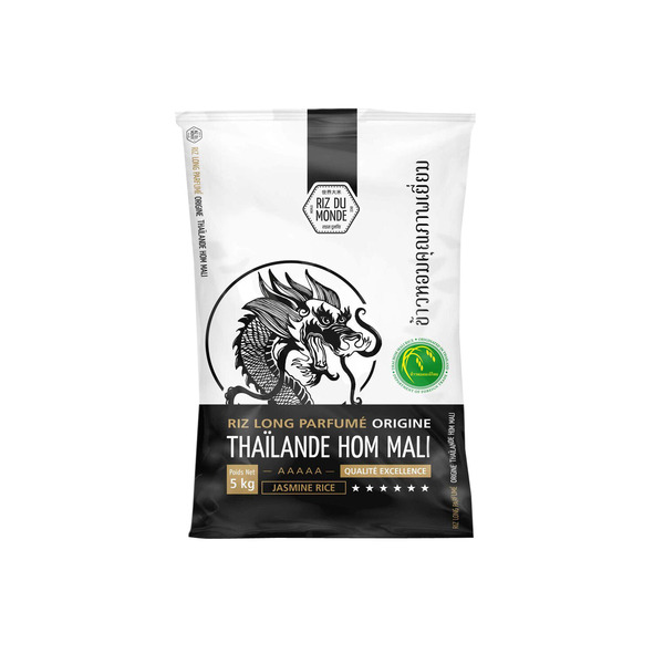 Riz long parfumé Dragon
Origine Thaïlande Hom Mali  3276650013906 RIZ DU MONDE