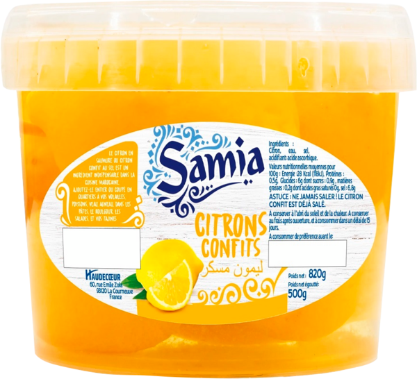  Citrons Confits Samia code EAN 3276650101351 
