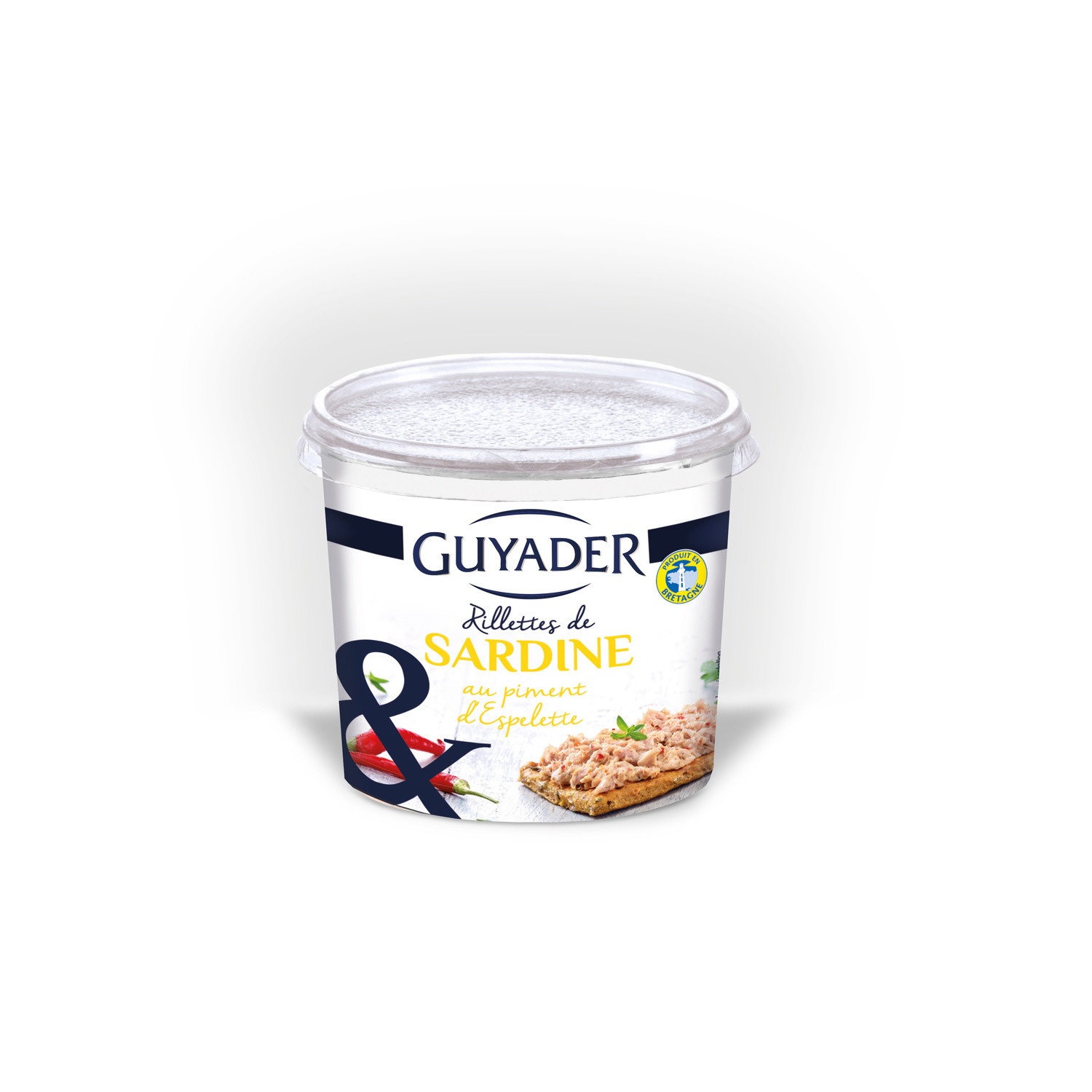 Rillette de sardine au piment d'Espelette GUYADER