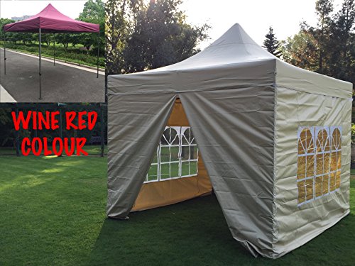 Vin rouge 3 x 3 de qualité commerciale Pop Up G...