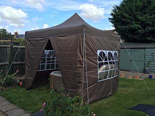 Marron 3 x 3 de qualité commerciale Pop Up Gaze...