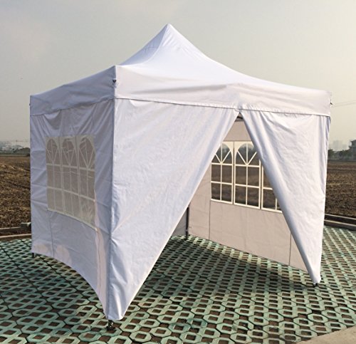 3 x 3 x 3 Blanc Commercial Grade Pop Up Gazebo ...