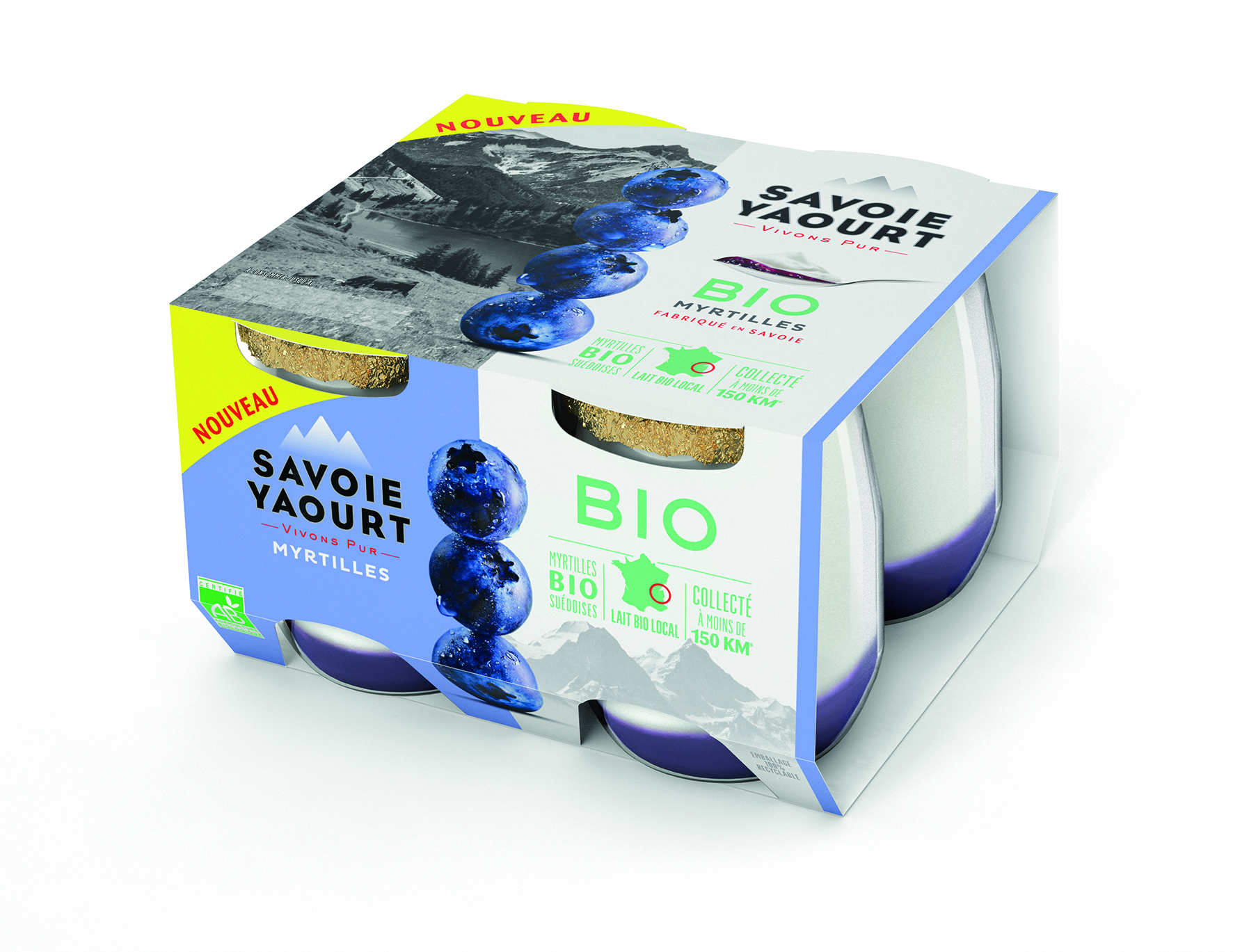 SAVOIE YAOURT YAOURT BICOUCHE BIO code EAN 3277390001673 