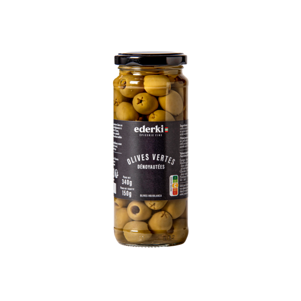 EDERKI OLIVES VERTES DÉNOYAUTÉES
 code EAN 3277510007660 