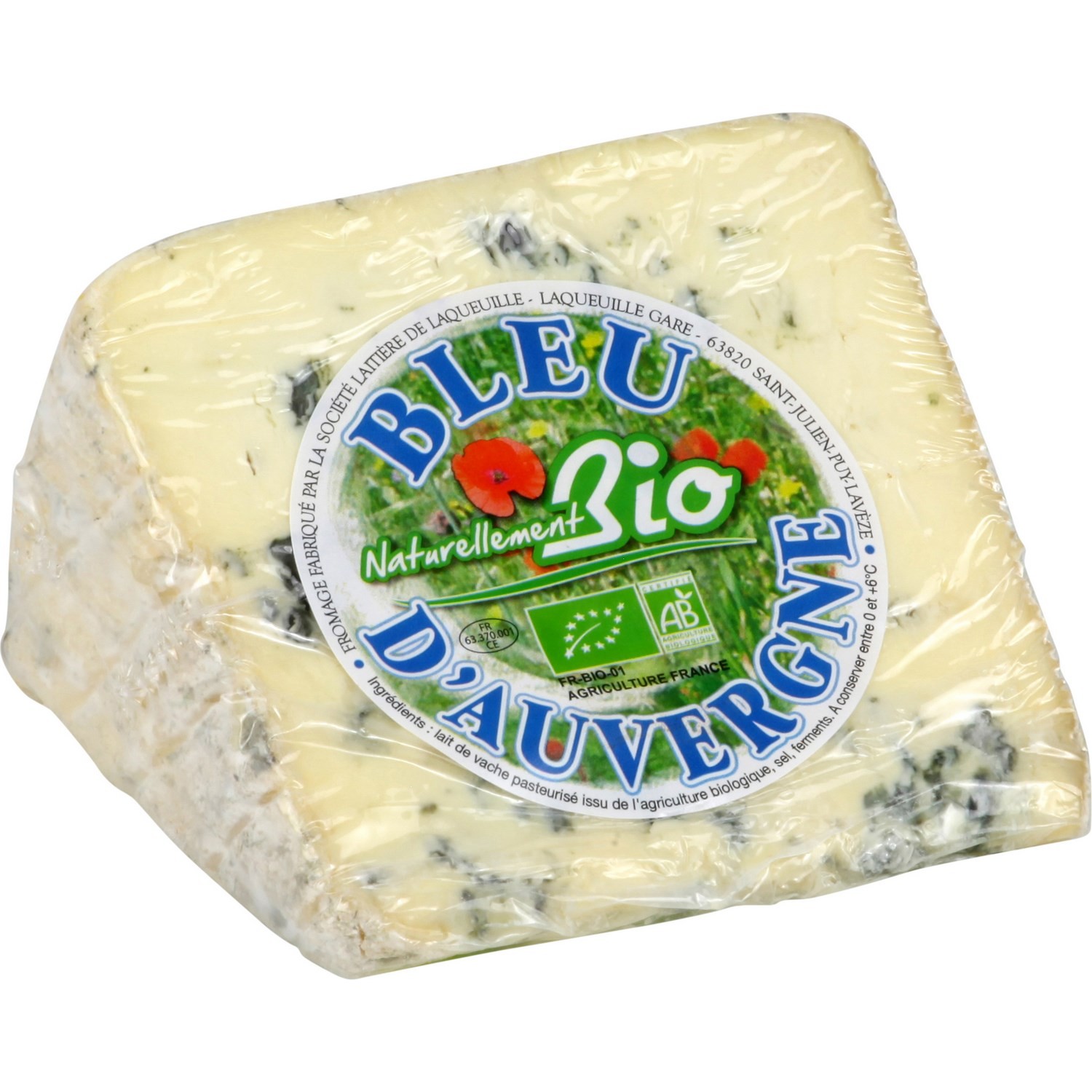 Bleu d'Auvergne bio AOP 