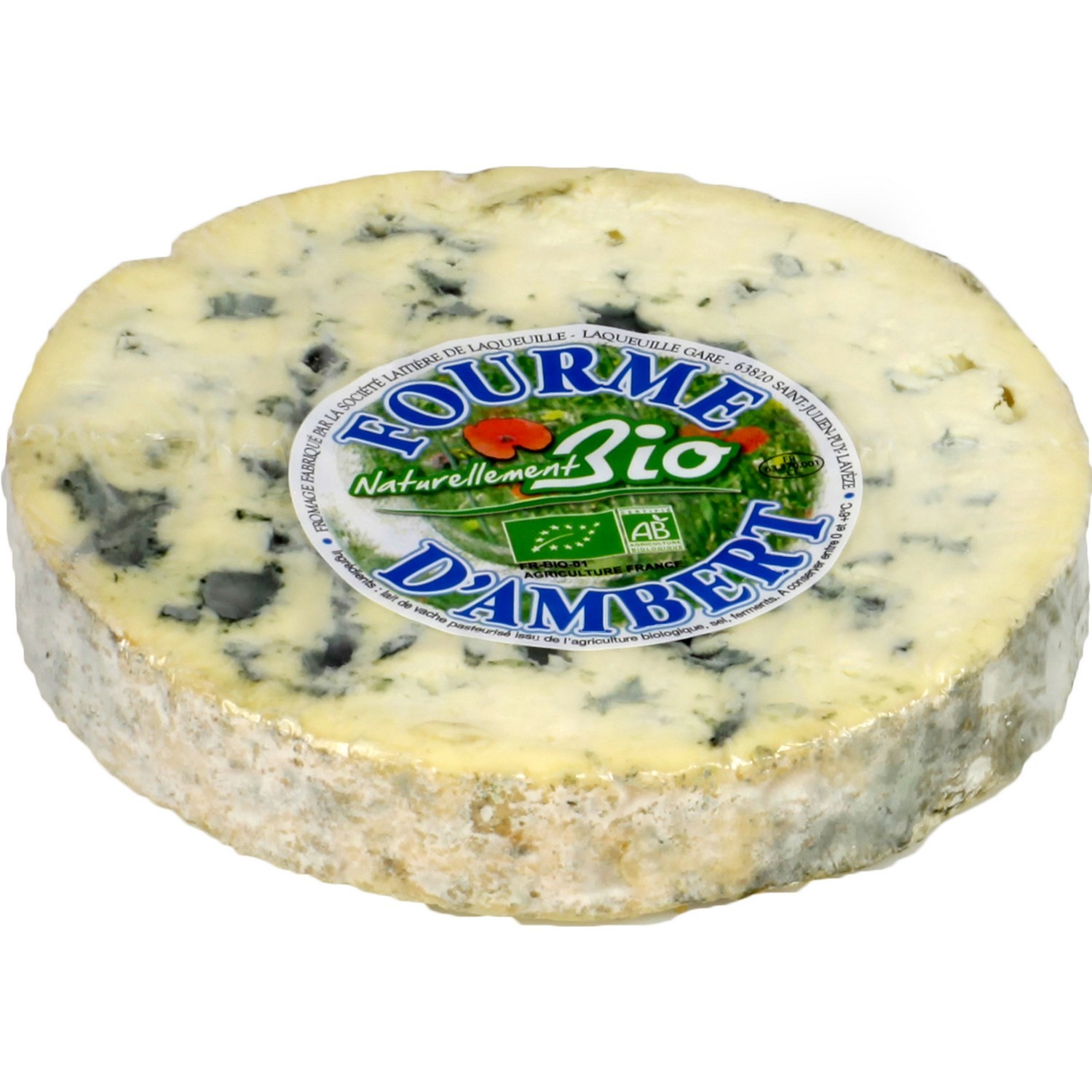 NATURELLEMENT BIO Fromage bio Fourme d'Ambert  code EAN 3277594787182 