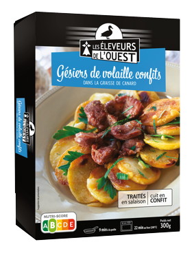 GESIERS DE VOLAILLE CONFITS